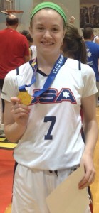 Cannon holds her medal. Photos courtesy of Silver family