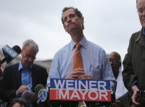 Former Rep. Anthony Weiner did not survive his scandal, failing in his bid to be elected mayor of New York. File photo