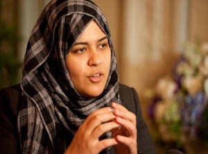 Egyptian human rights activist Dalia Ziada (Photo courtesy of AJC)