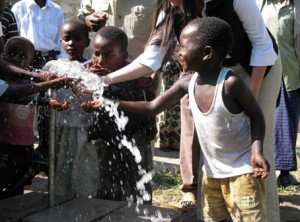 A main priority of Innovation: Africa is providing water to areas in need.  Photos courtesy of Innovation: Africa