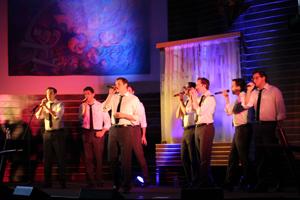 The Maccabeats bring their Jewish twist on contemporary music to Congregation Beth El.  Photo courtesy of Tiarra Joslyn