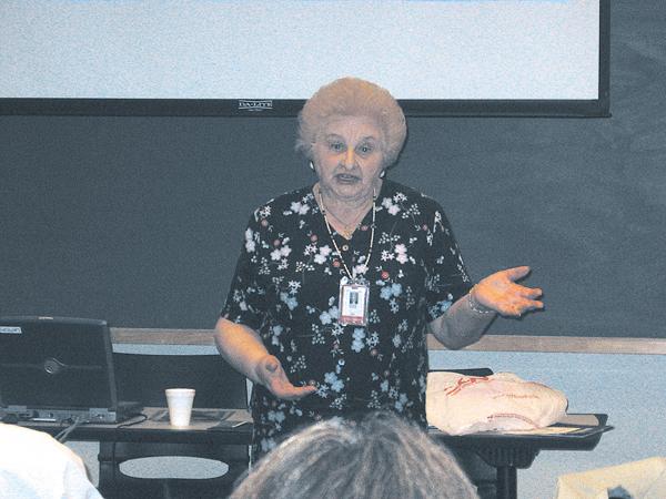 Holocaust survivor Nesse Godin will speak at Sunday’s Maryland Community Yom Hashoah  Commemoration, where the final poem of the late Herman Taube will be read. Photo by Lloyd Wolf