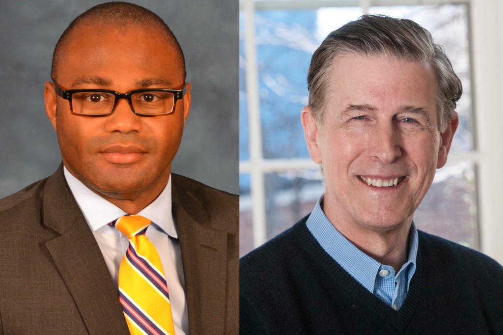 Democrat Don Beyer, left, and Republican Micah Edmond, right, are vying to replace Rep. Jim Moran (D-Va.) who is retiring.