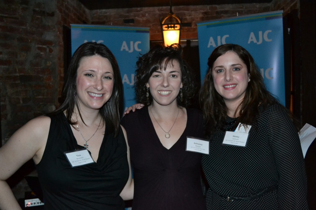 Left to right: Vera Rosenthal, ACCESS DC Board Member and Winter Party Co-Chair; Adrianne Berman, ACCESS DC Vice- Chair, Winter Party Co-Chair; and Shirley Adelstein, ACCESS DC Board Member and Winter Party Co-Chair