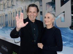 Leonard Nimoy, with wife Susan Bay on May 14, 2013. Kevin Winter/Getty Images for Paramount Pictures 