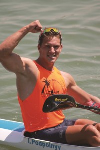 Israeli kayaker Ilya Podpolnyy.  JNS/Courtesy Ronit Shaked.