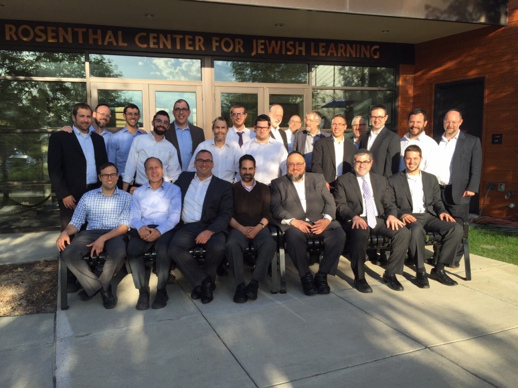 Aish outreach leaders, including Rabbi Shlomo Buxbaum, director of Aish Greater Washington (top row, fourth from left),  met last week in Denver for the first Aish Branches Conference.Photo courtesy of Aish International