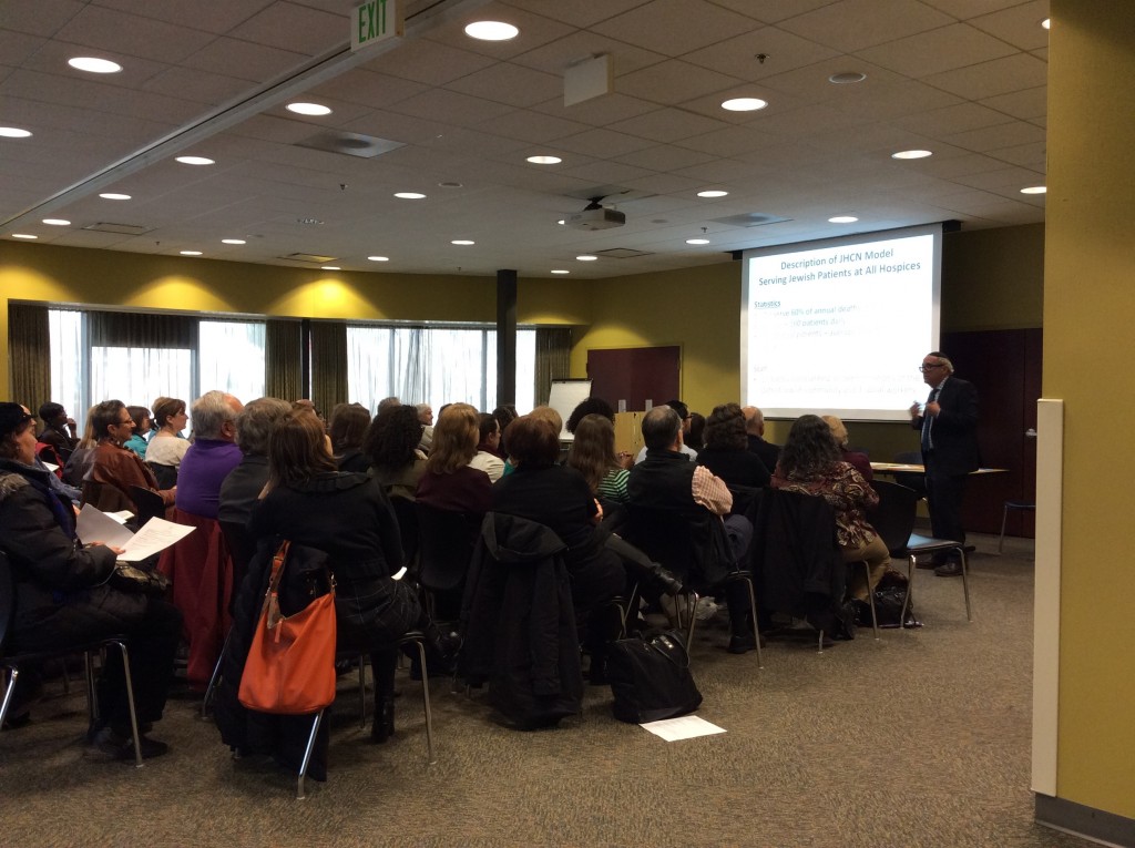 Rabbi E. B. “Bunny” Freedman led a packed seminar attended by hospice professionals in Baltimore this past spring.Photo provided