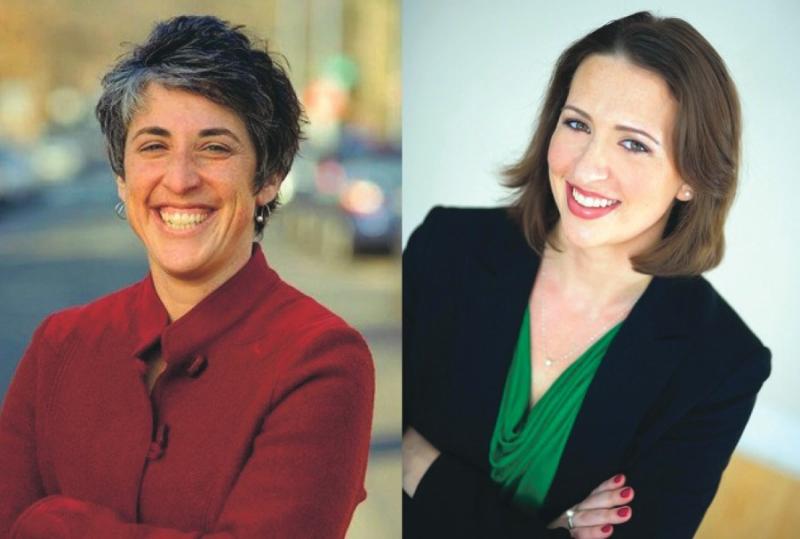 D.C. Councilmembers Elissa Silverman (I-At Large), left, and Brianne Nadeau (D-Ward 1)