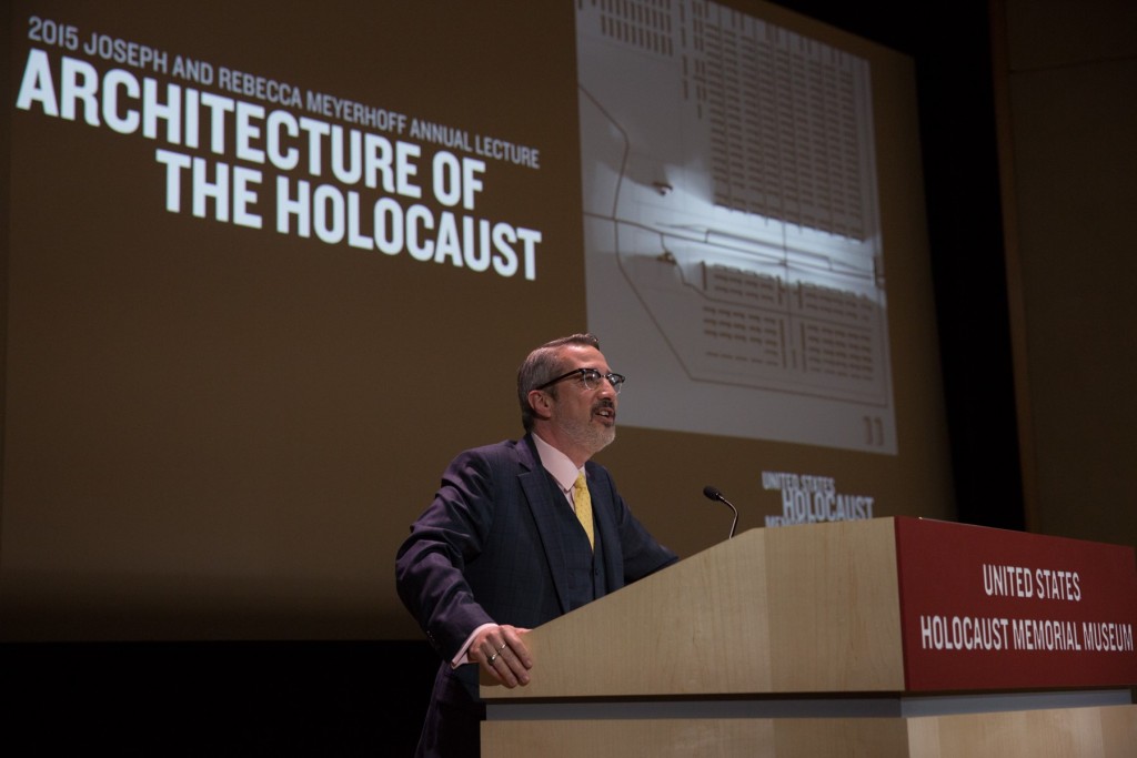 The U.S. Holocaust Memorial Museum on Nov. 4 presented a free lecture titled Architecture of the Holocaust featuring Paul Jaskot, Ph.D., a professor in Depaul University’s department of the history of art and architecture, discussing the importance of spatial analysis to the study of the Holocaust.Photo courtesy of U.S. Holocaust  Memorial Museum 