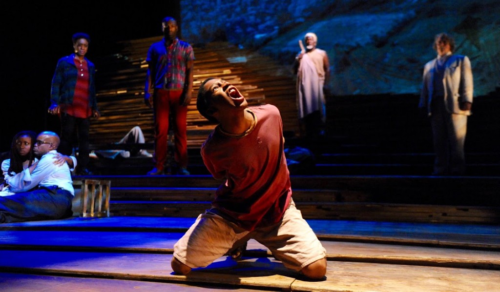 Isaiah Mays portrays Boy in Unexplored Interior at Mosaic Theater Company of DC, through Nov. 29.Photo by Stan Barouh