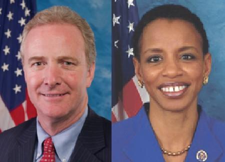 U.S. Reps. Chris Van Hollen and Donna Edwards (both D-Md.)