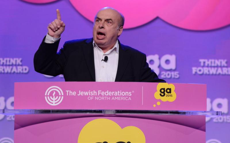 Jewish Agency for Israel chairman Natan Sharansky addresses the 2015 General Assembly of the  Jewish Federations of North  America. Photo: JFNA/Flickr