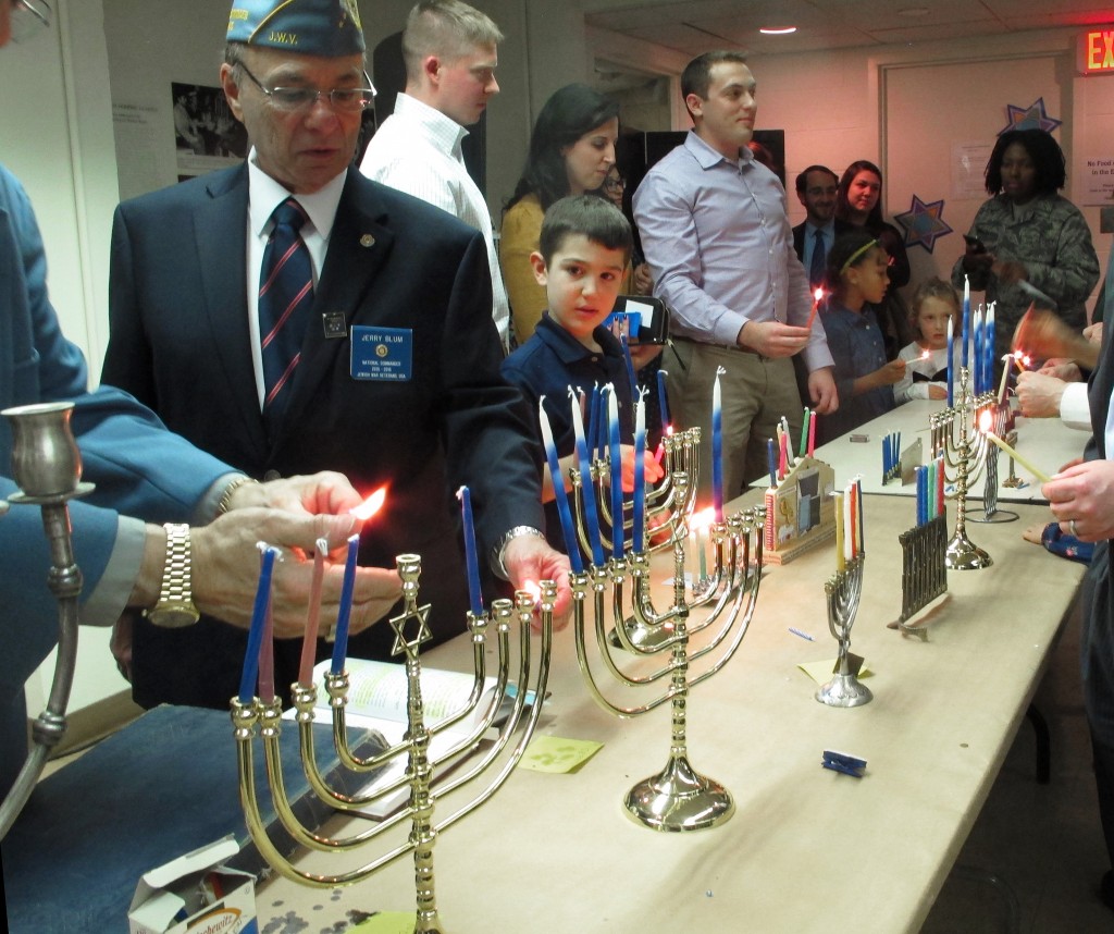 The National Museum of American Jewish Military History held a Chanukah party on Dec. 10.Photo courtesy of NMAJMH
