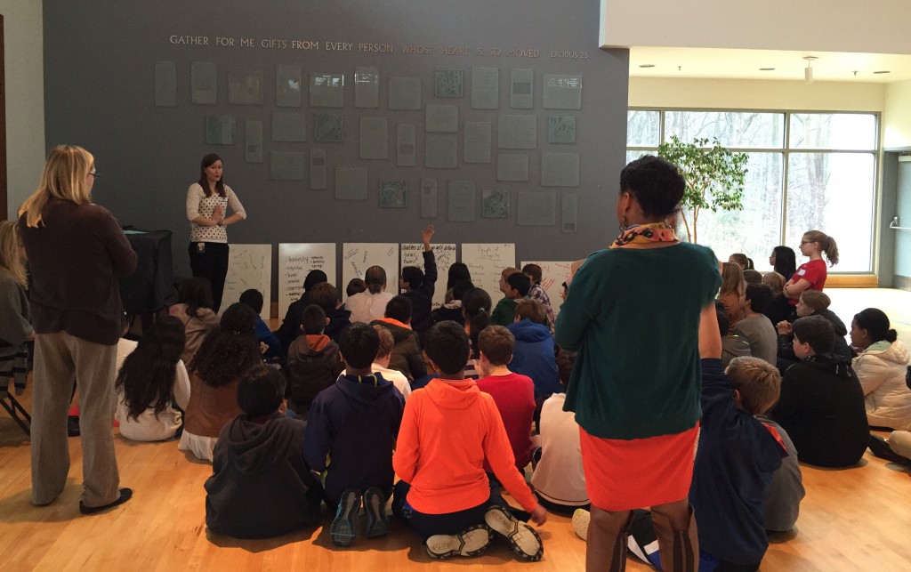 Temple Rodef Shalom in Falls Church hosts Sixth Grade Ethics Days where McLean and Langley elementary school students are presented with ethical challenges and a model to help resolve them. Photo courtesy of Safe Community Coalition