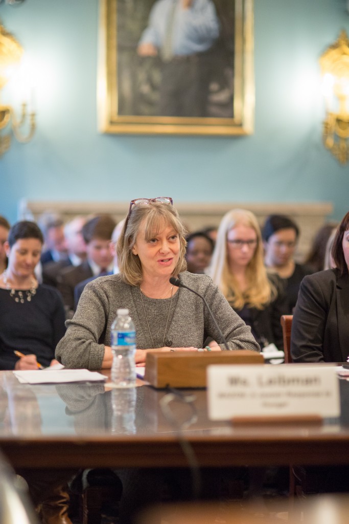 Mazon President  Abby J. Leibman submitted testimony to the House Subcommittee on Nutrition.