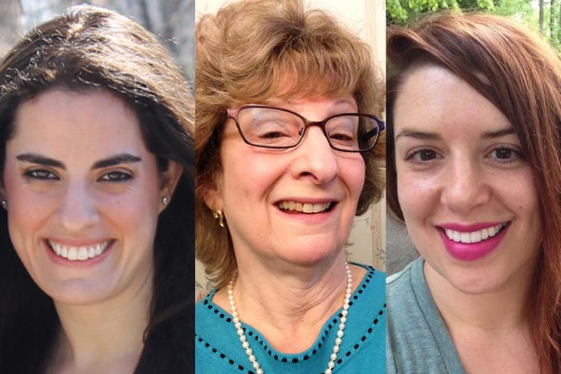 Larissa Marco, from left, Deborah Rosen and Melissa Murphy are among this year's 11 ConnectGens fellows.