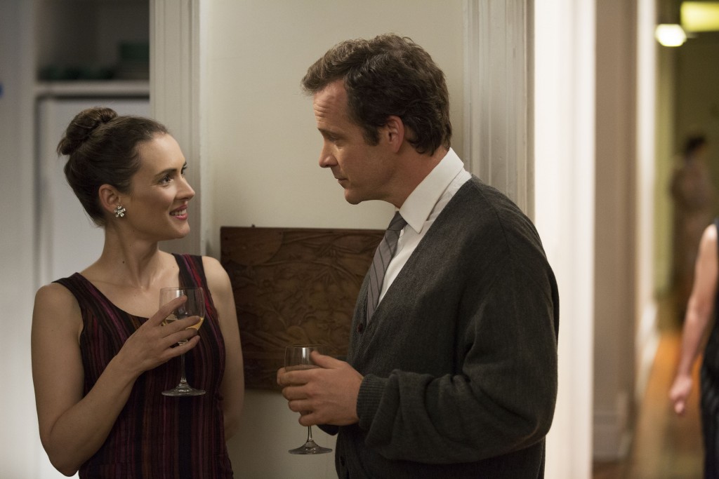 Winona Ryder and Peter Sarsgaard in Experimenter, now streaming on Nexflix.Photo courtesy Magnolia Pictures 