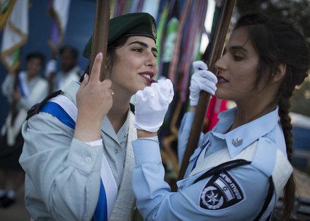 The Israeli 67th Independence Day Ceremony at Mount Herzl in Jerusalem on April 22, 2015. Photo by Hadas Parush/Flash 90 via JTA