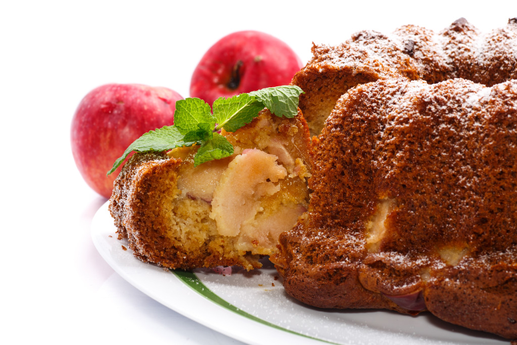 Apple and honey cake can be made ahead and frozen, as it freezes well. 