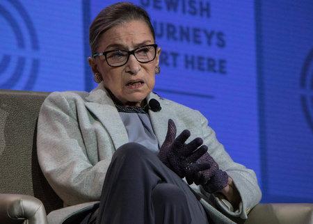 U.S. Supreme Court Justice Ruth Bader Ginsburg said she looks forward to President Donald Trump filling the court’s vacant seat. Photo by Justin Katz 