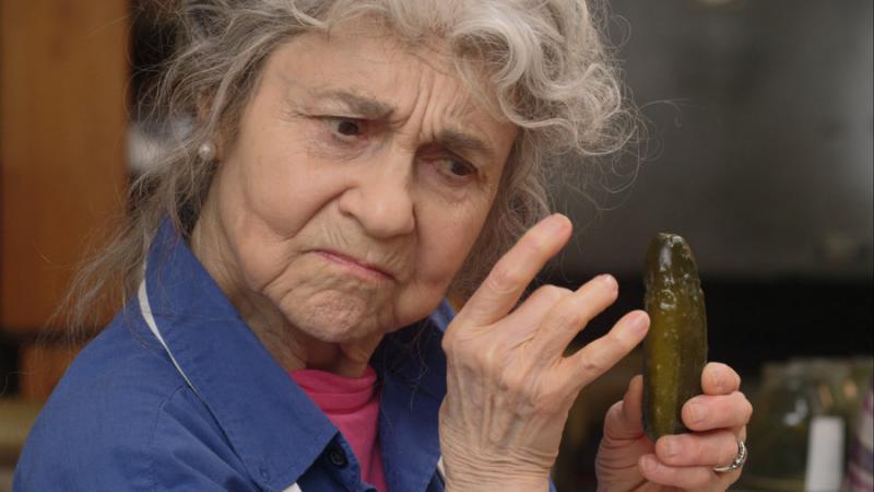 Lynn Cohen, who plays Grandma Rose, says that the key to comedy is “playing it straight” and taking the role seriously. Photo courtesy of “The Pickle Recipe”