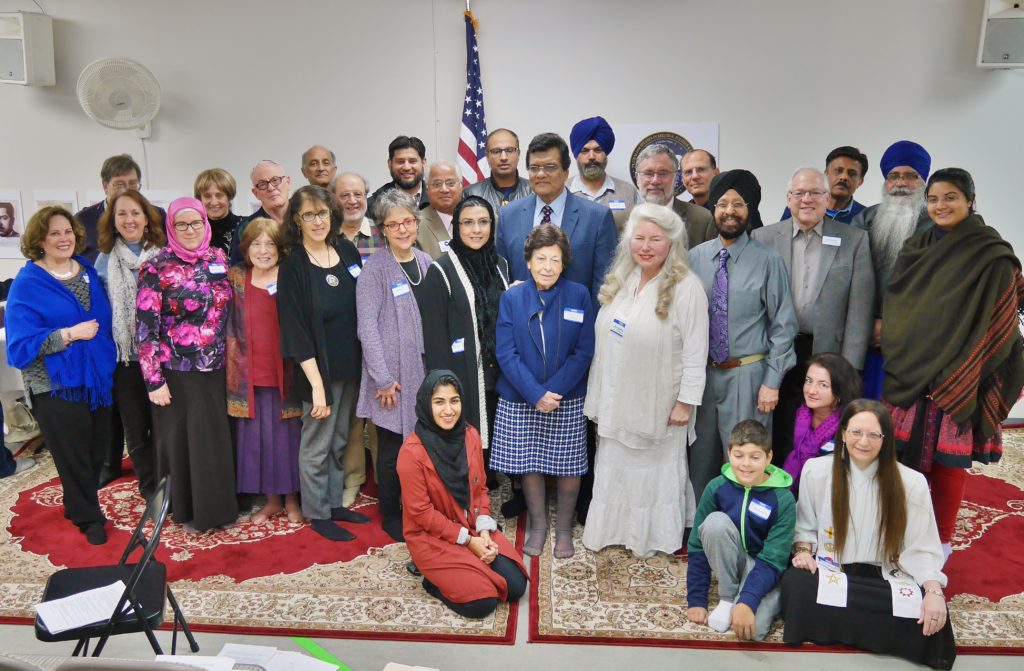 Members of several faiths took part in a Muslim-Jewish Holocaust Remembrance event at ADAMS-Ashburn Mosque in Ashburn on Jan. 29. Other sponsors include Greater Washington Muslim-Jewish Forum, Center for Pluralism, I Am Your Protector, Foundation for Ethnic Understanding, Jewish Community Relations Council of Greater Washington, and Sisterhood of Salaam-Shalom.  Photo provided 