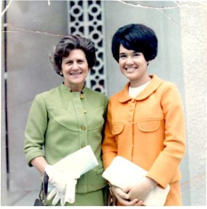 Marta Fuchs, right, with her mother, Ilona Fuchs, in California, in 1968. Photo courtesy of Marta Fuchs 